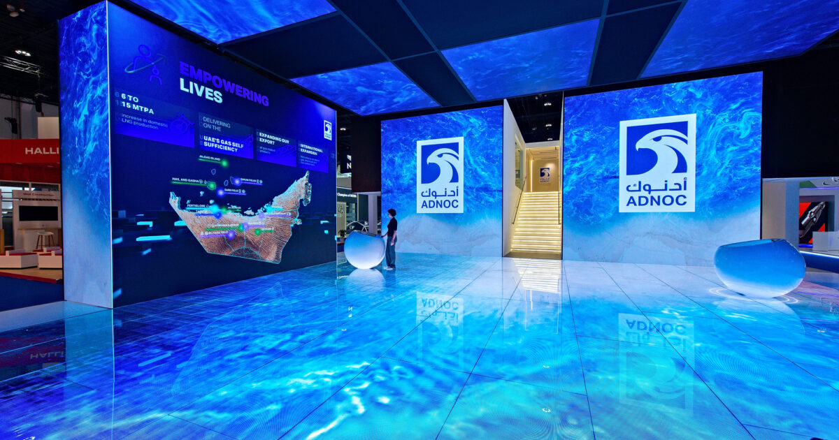 B.U.T | Award winning ADNOC stand engulfs visitors